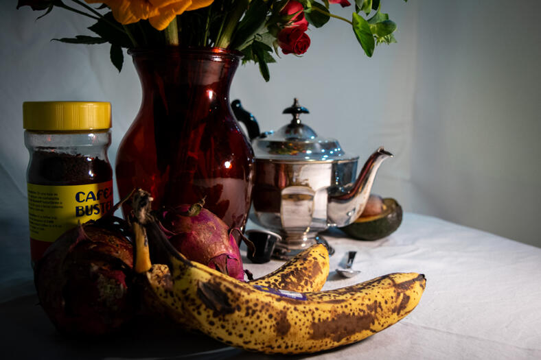 Still Life (Paintings), Altered Photograph, 2024