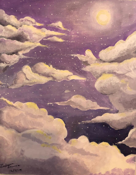 Sky, Acrylic on Canvas, 2019